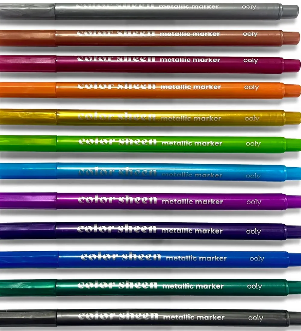 Ooly Tuscher Og Farver>Tuscher - Color Sheen Metallic - 12 stk