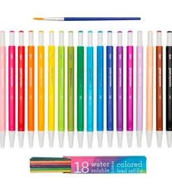 Ooly Tuscher Og Farver|Maling>Vandfarvepen - Chroma Blends - Genopfyldelige - 18 Stk - Mu