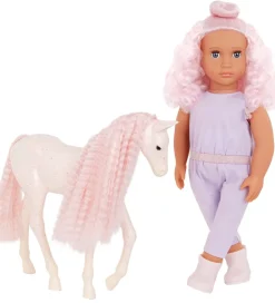 Our Generation Dukker Og Tilbehør>Dukke - 46 cm - Elara m. Føl