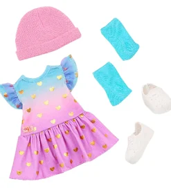 Our Generation Dukker Og Tilbehør>Dukketøj - Kjole m. Hjerter