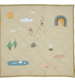 OYOY Babylegetøj|Aktivitetsstativer>Aktivitetstæppe - Quiltet - Forest Activity Blanket