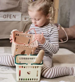 OYOY Rolleleg|Legemad>Kurv - Yummy Shopping Basket - Coral