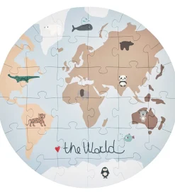 OYOY Puslespil>Puslespil - Verden - 32 Brikker