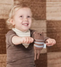OYOY Gribelegetøj|Babylegetøj>Rangle - Bella Bear - Brown Melange