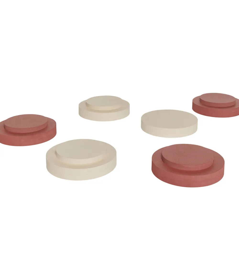 OYOY Tumledyr|Motorisk Legetøj>Skammel - Iro - 28x28 cm - Vanilla/Nutmeg