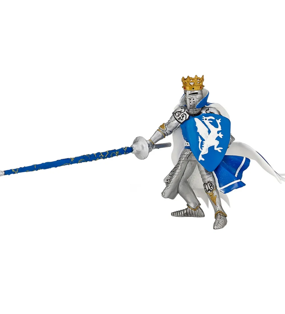 Papo Figurer>Blå Dragekonge - H: 18 cm