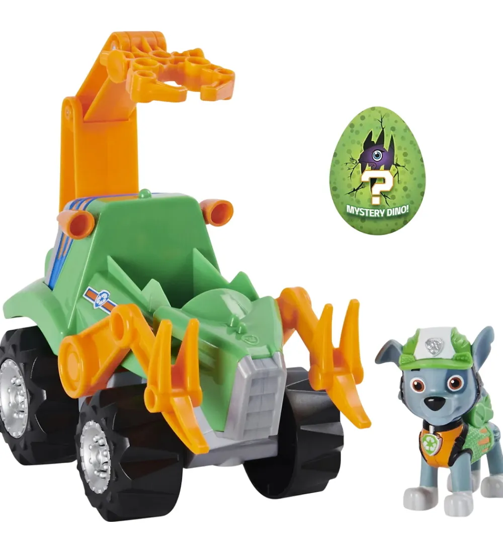 Paw Patrol Biler, Tog Og Køretøjer|Figurer>Legetøjsbil - Dino Rescue - Rocky