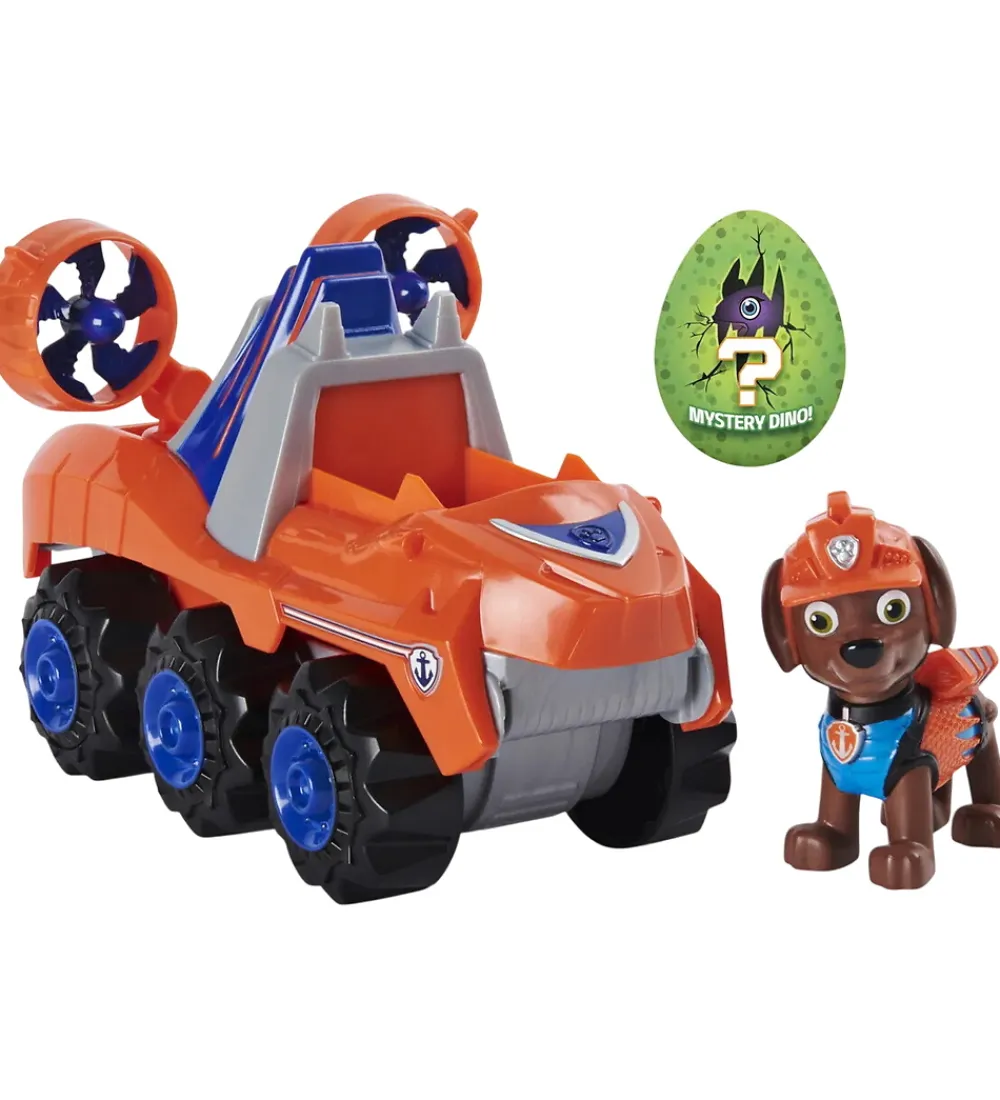 Paw Patrol Figurer|Biler, Tog Og Køretøjer>Legetøjsbil - Dino Rescue - Zuma