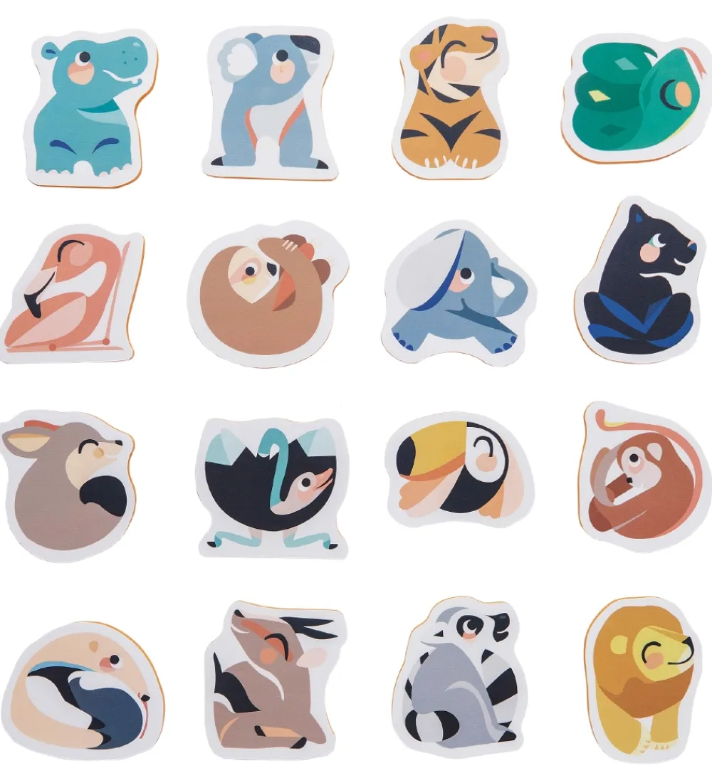 Petit Monkey Badelegetøj>Badeleegtøj - Puslespil - 16 stk - Wild Animals