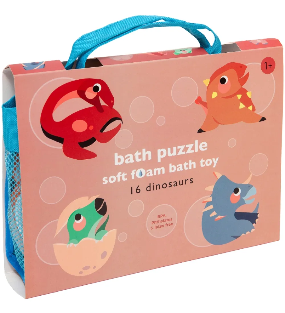 Petit Monkey Badelegetøj>Badeleegtøj - Puslespil - 16 stk - Dinosaurs