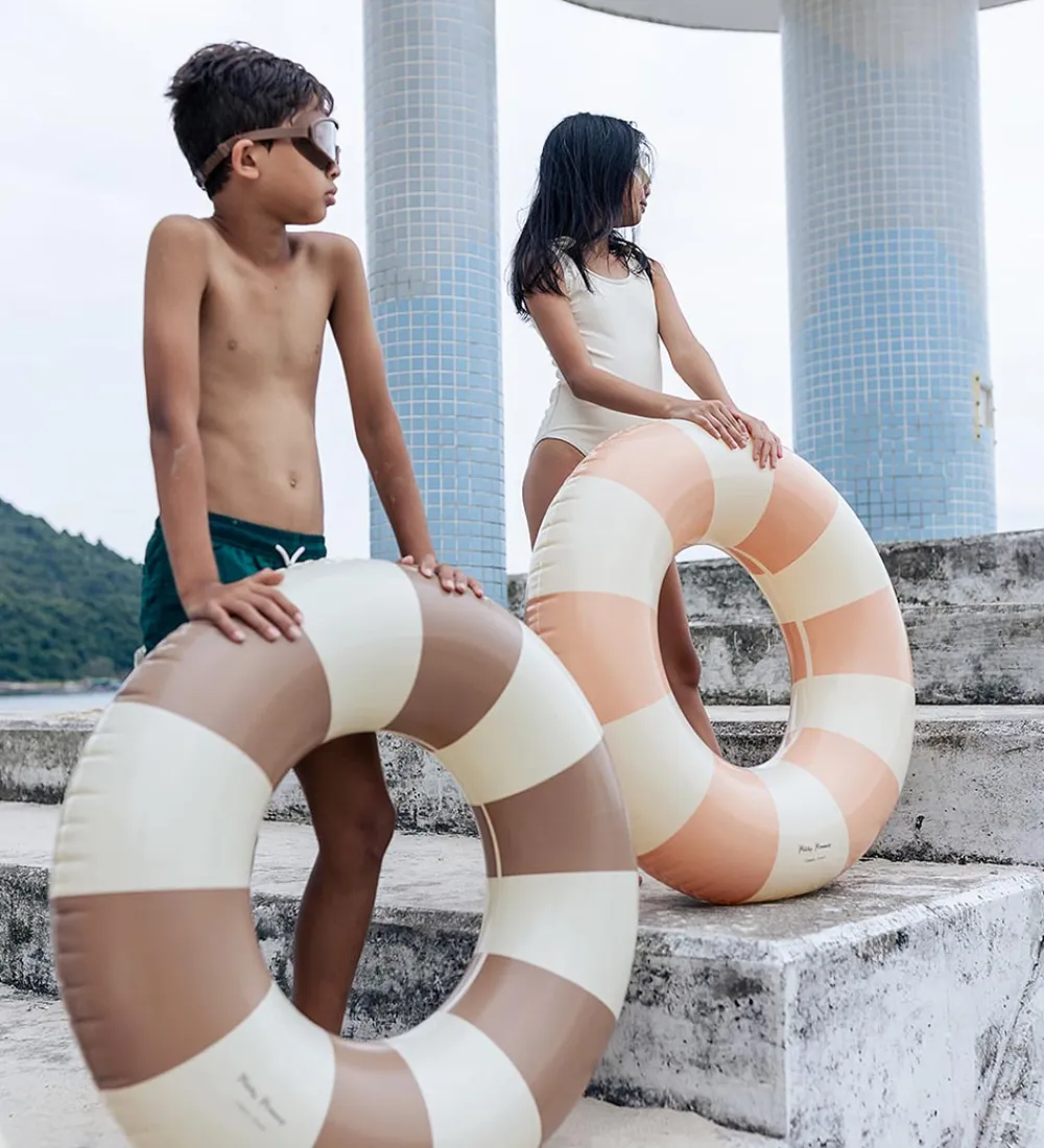 Petites Pommes Udeleg Og Udendørs Legetøj|Baderinge>Badering - 90 cm - Sally - Peach Daisy