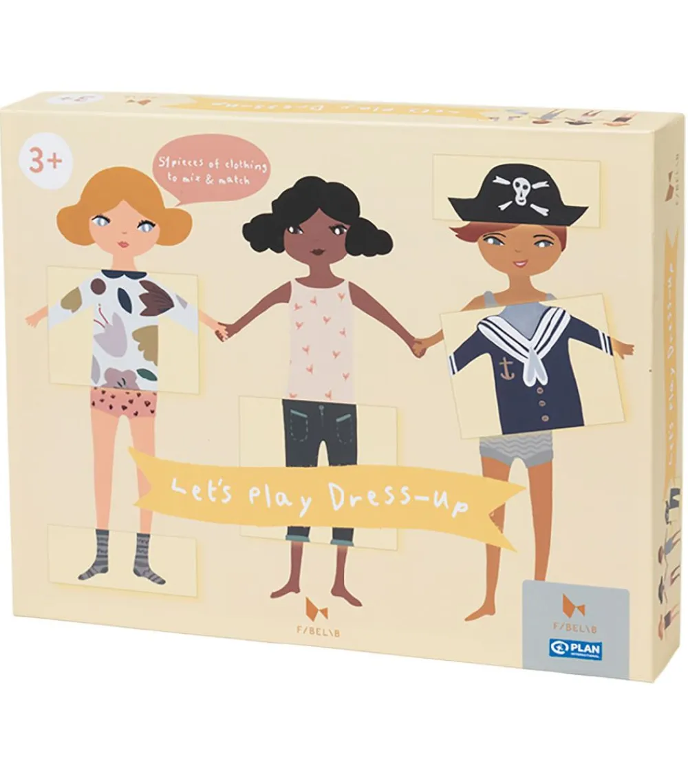 Fabelab Spil>PLAN International x Spil - 51 Dele - Let's Play Dress-u