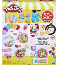 Play-Doh Modellervoks>Modellervoks - 50 Dele - Brunch Time Playset