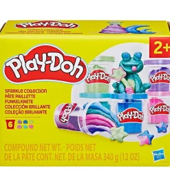 Play-Doh Kreativ Leg|Modellervoks>Modellervokssæt - 6-pak - Sparkle Collection - 340g