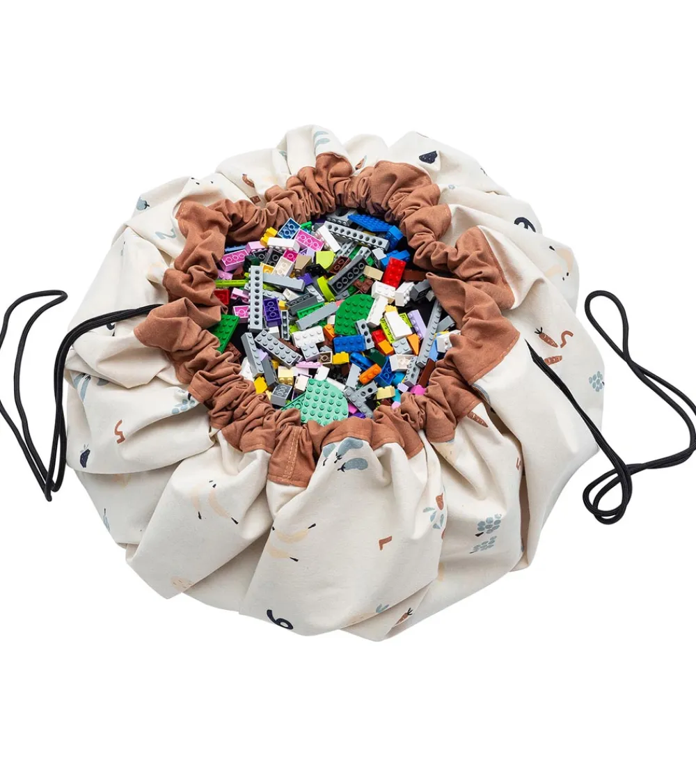 Play&Go Legetæpper Og Legegulve>Legetøjstæppe - Ø: 140 cm - Veggie Numbers