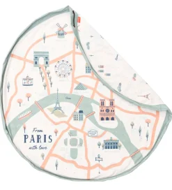Play&Go Legetæpper Og Legegulve>Legetøjstæppe - Ø140 - Paris Map