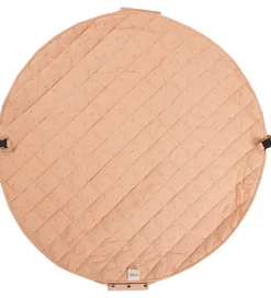 Play&Go Legetæpper Og Legegulve>Legetøjstæppe - Ø120 - Soft Organic - Fleuri