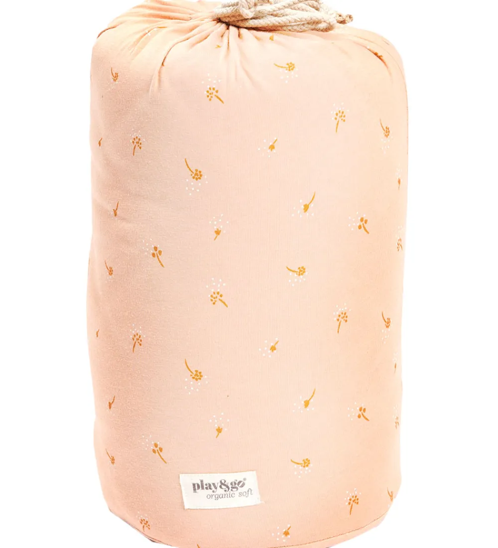 Play&Go Legetæpper Og Legegulve>Legetøjstæppe - Ø120 - Soft Organic - Fleuri