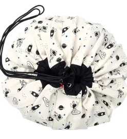 Play&Go Legetæpper Og Legegulve>Legetøjstæppe - Ø140 cm - Space Glow