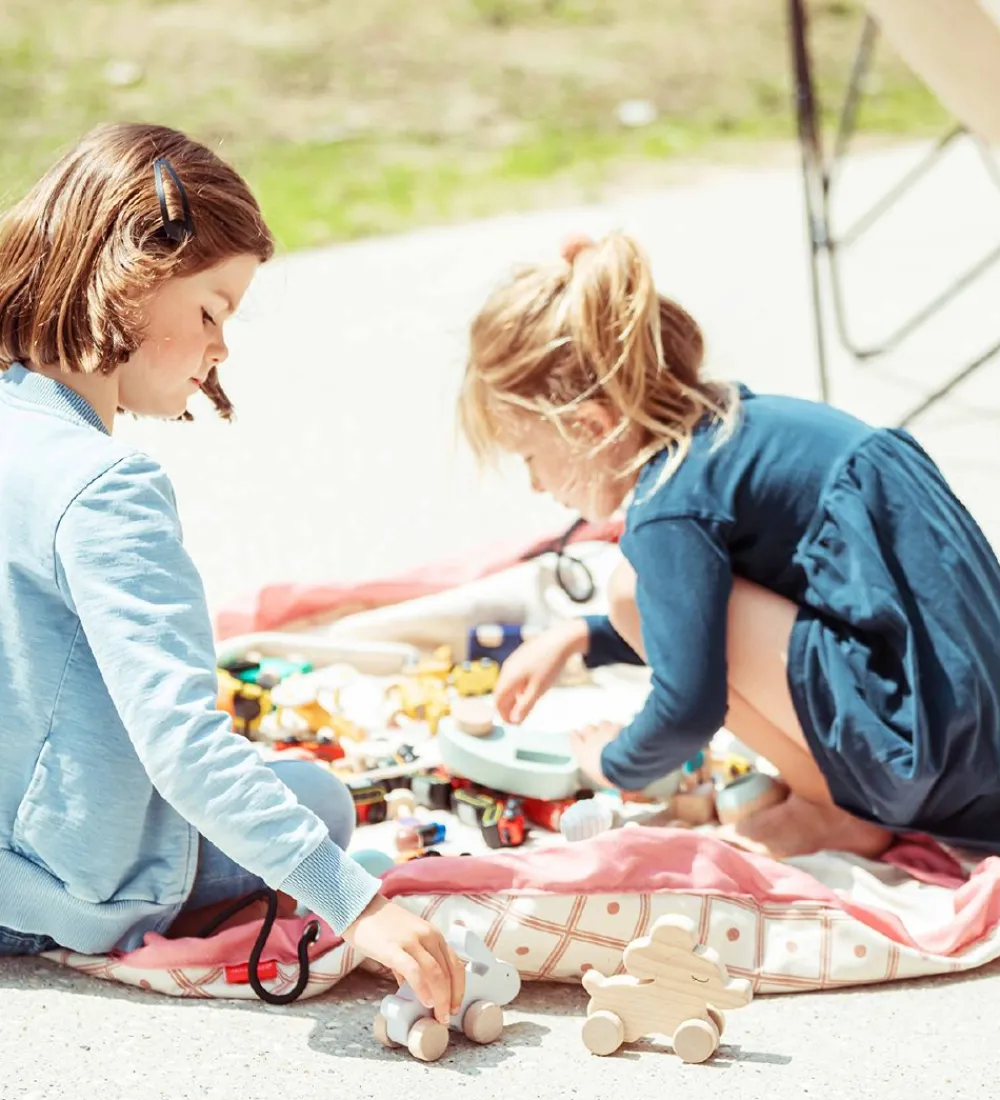 Play&Go Legetæpper Og Legegulve>Legetøjstæppe - Ø140 cm - Geo Coral
