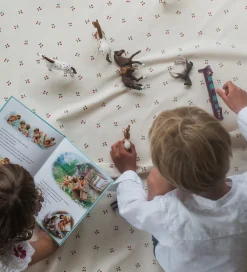 Play&Go Legetæpper Og Legegulve>Legetøjstæppe - Ø140 cm - Cherry Cherry