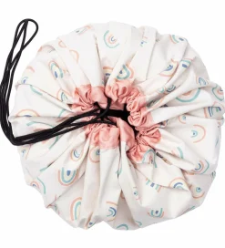 Play&Go Legetæpper Og Legegulve>Legetøjstæppe - Ø140 cm - Rainbow