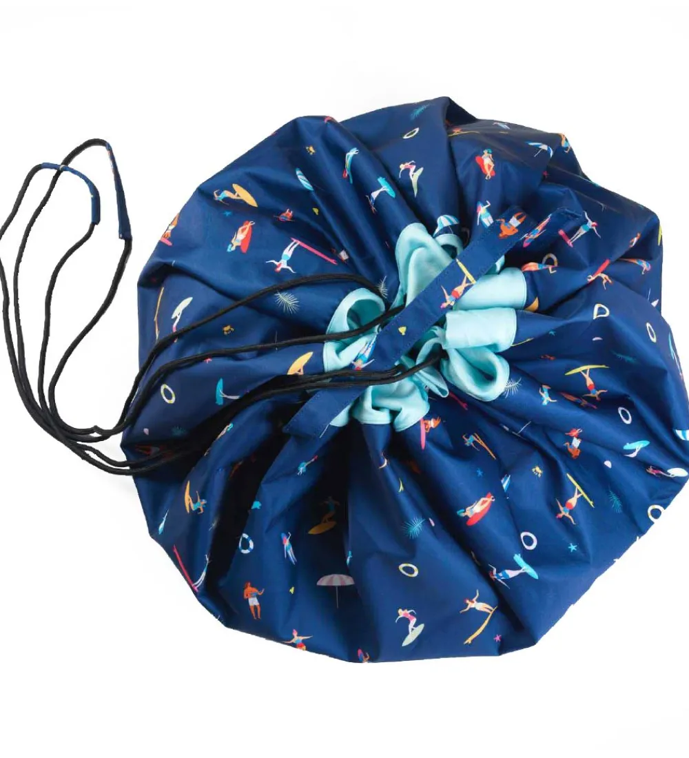 Play&Go Legetæpper Og Legegulve>Legetøjstæppe - Outdoor - Ø140 cm - Surf