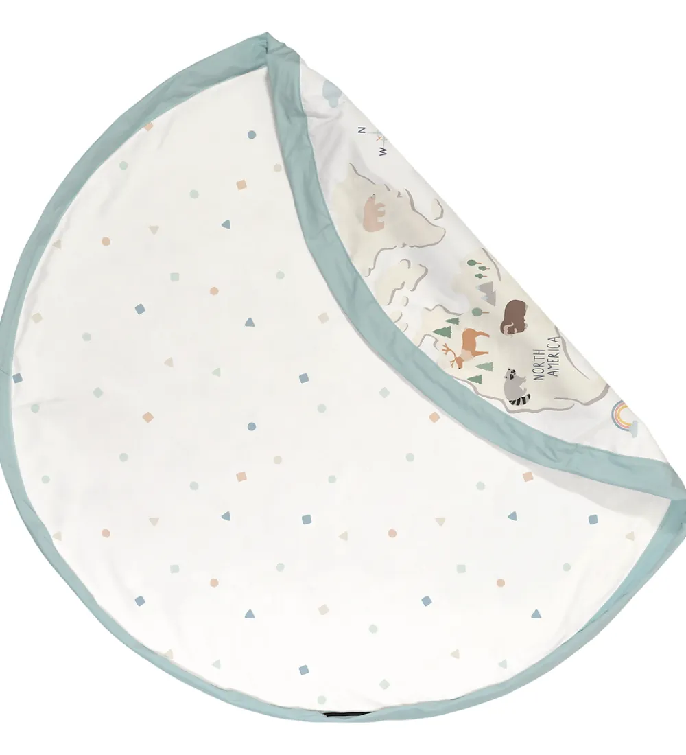 Play&Go Legetæpper Og Legegulve|Babylegetøj>Legetøjstæppe/Opbevaring - 140 cm - 2-i-1 - Worldmap