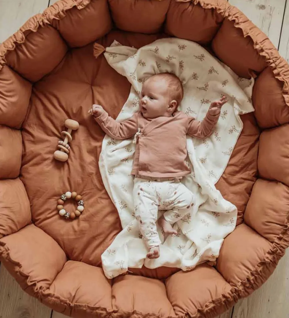 Play&Go Legetæpper Og Legegulve>Legetæppe - 3-i-1 - Ø130 cm - Tawny Brown