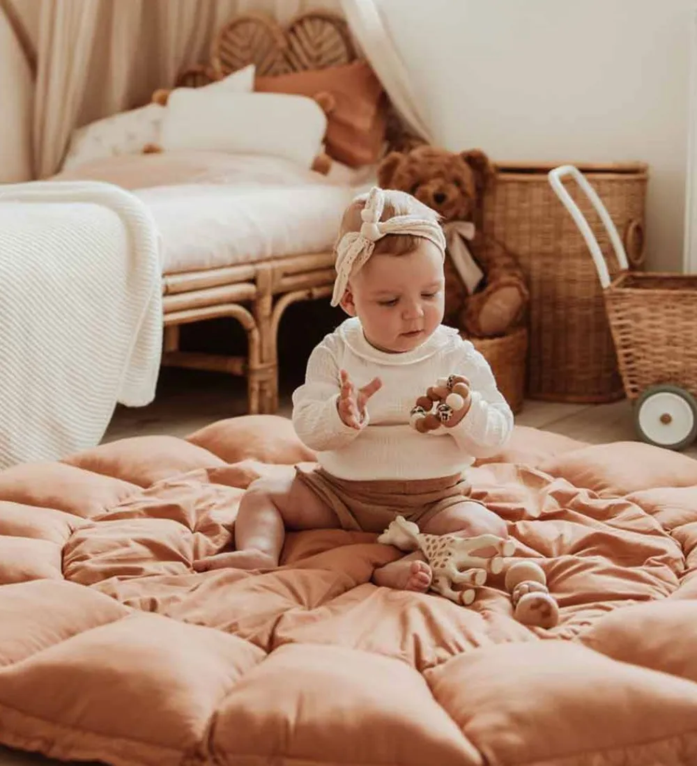 Play&Go Legetæpper Og Legegulve>Legetæppe - 3-i-1 - Ø130 cm - Tawny Brown