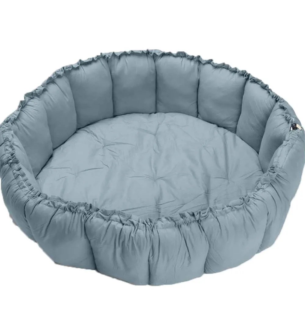 Play&Go Legetæpper Og Legegulve>Legetæppe - 3-i-1 - Ø130 cm - Dusty Blue