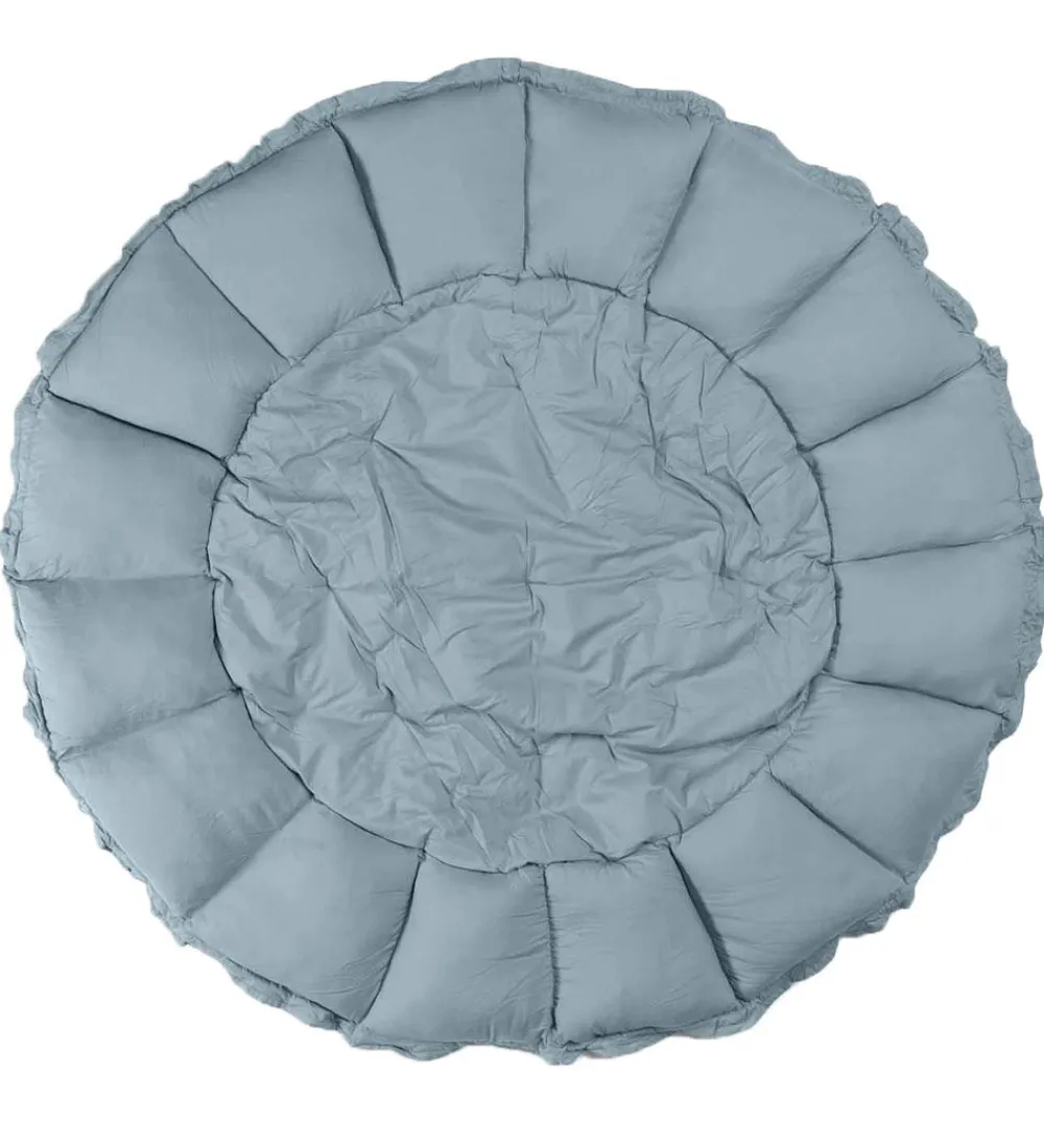 Play&Go Legetæpper Og Legegulve>Legetæppe - 3-i-1 - Ø130 cm - Dusty Blue