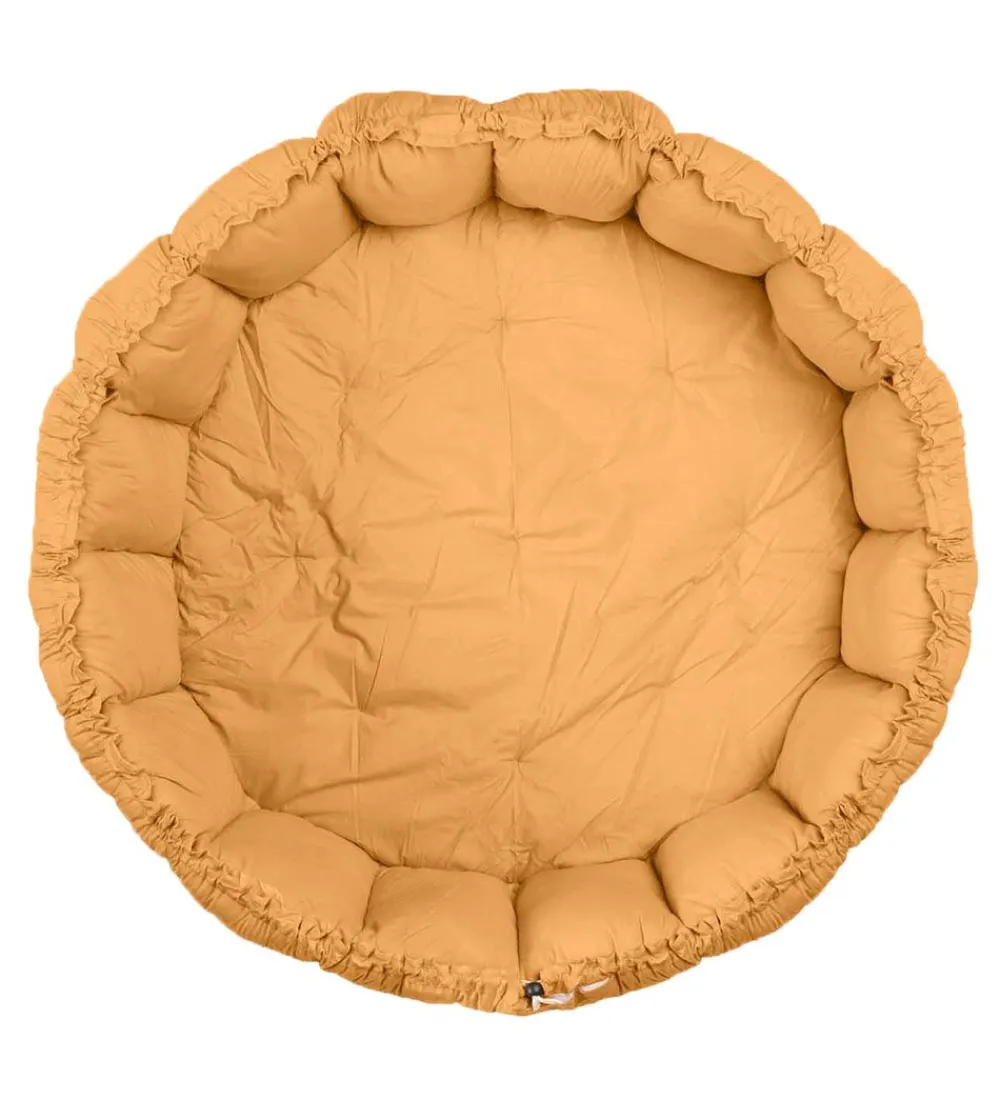Play&Go Legetæpper Og Legegulve>Legetæppe - 3-i-1 - Ø130 cm - Mustard