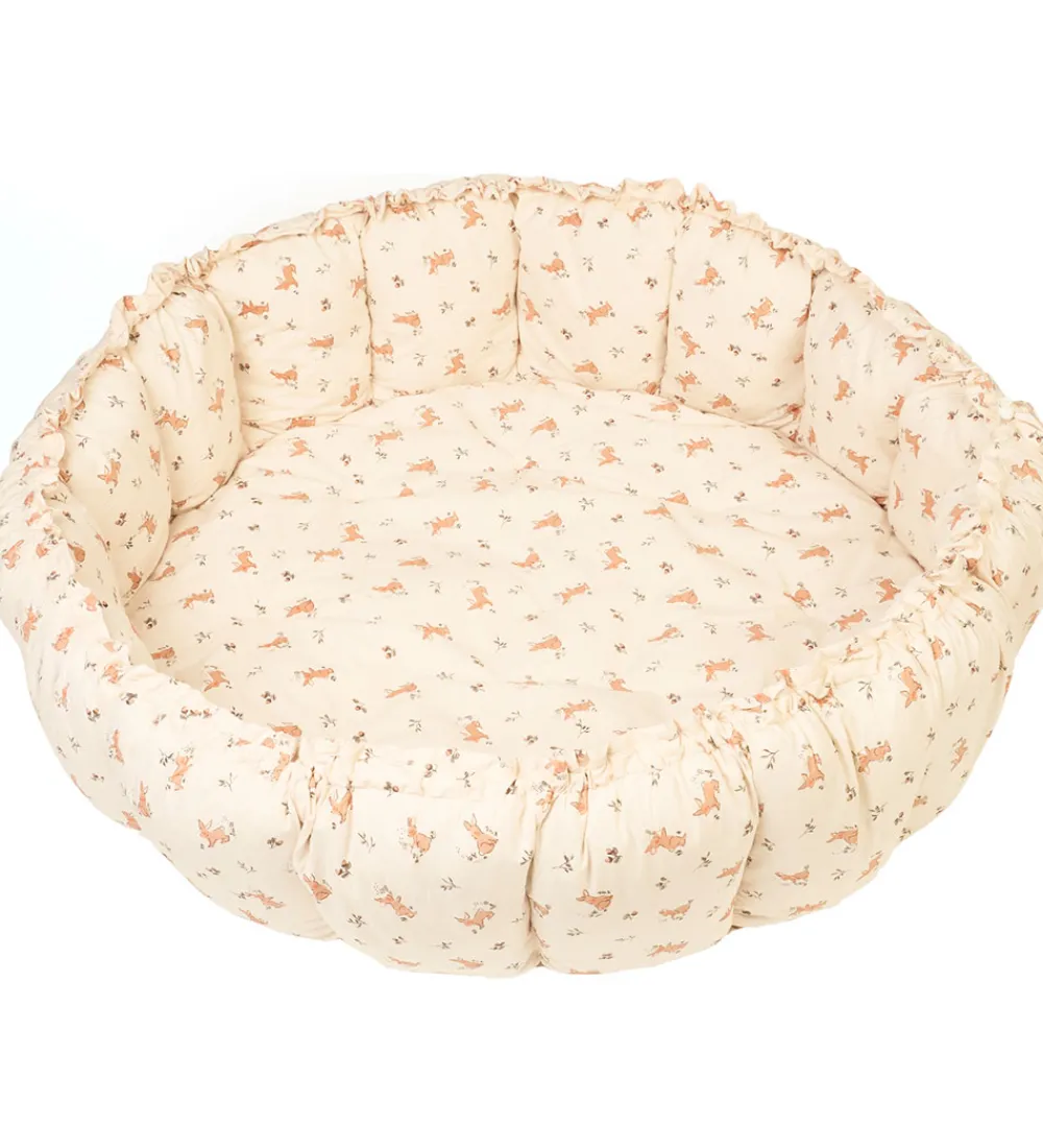 Play&Go Babylegetøj|Legetæpper Og Legegulve>Legetæppe - 3-i-1 - Ø130 cm - Bloom Rabbit