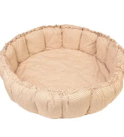 Play&Go Babylegetøj|Legetæpper Og Legegulve>Legetæppe - 3-i-1 - Ø130 cm - Bloom Stripes Brown