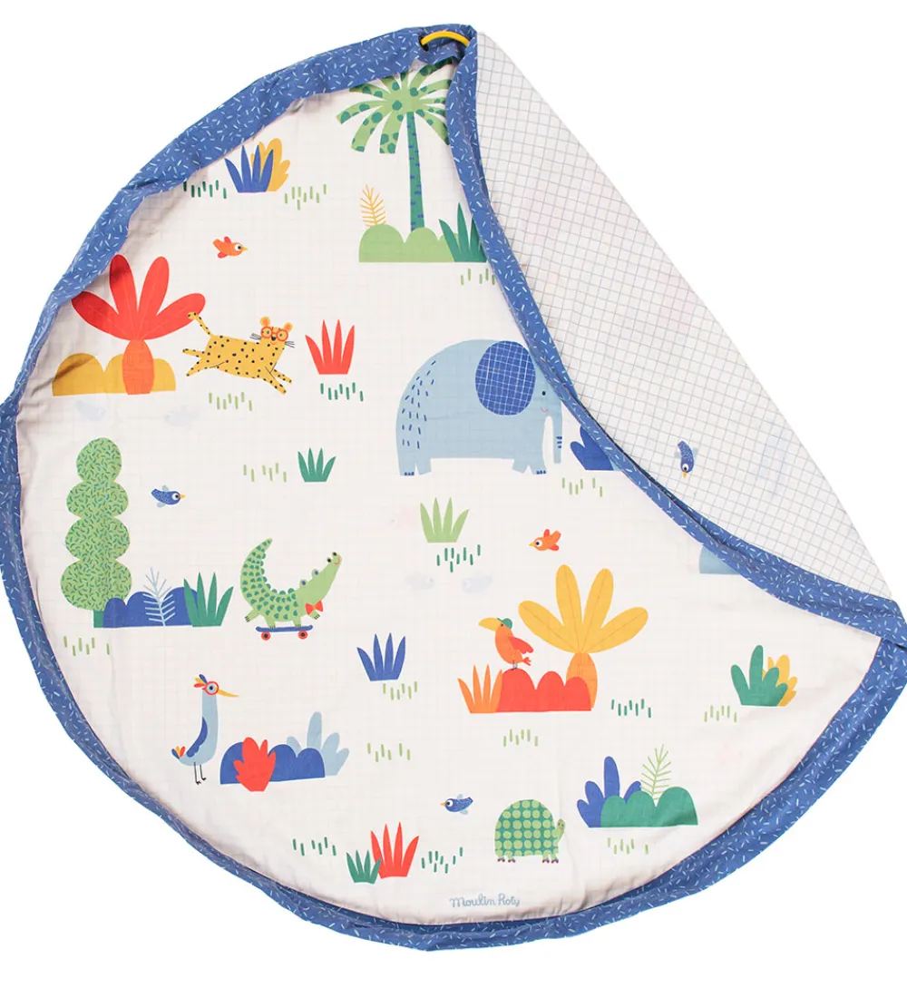 Play&Go Legetæpper Og Legegulve>x Moulin Roty Legetøjstæppe - Ø140 cm - Les Toupitis