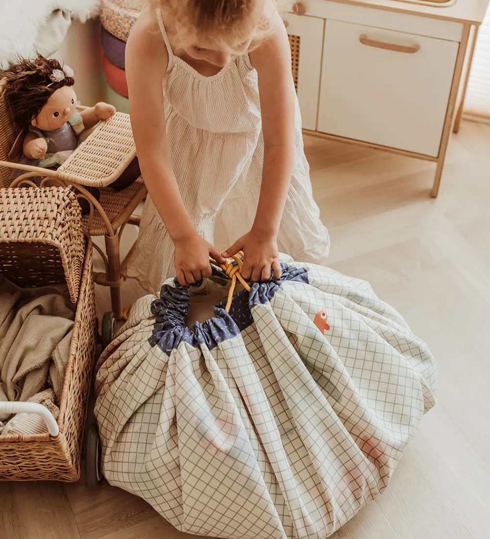 Play&Go Legetæpper Og Legegulve>x Moulin Roty Legetøjstæppe - Ø140 cm - Les Toupitis