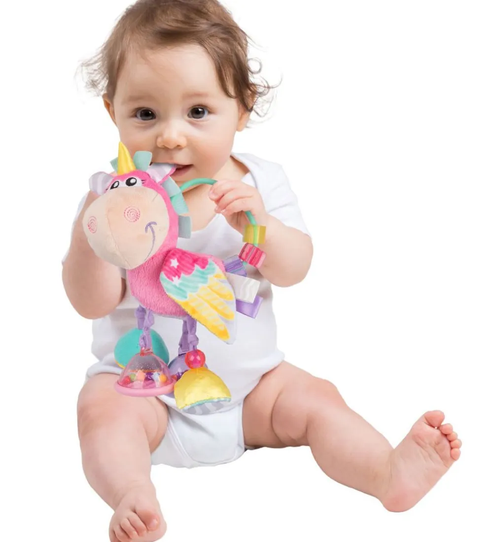 Playgro Aktivitetslegetøj|Gribelegetøj>Aktivitetsrangle - Enhjørning