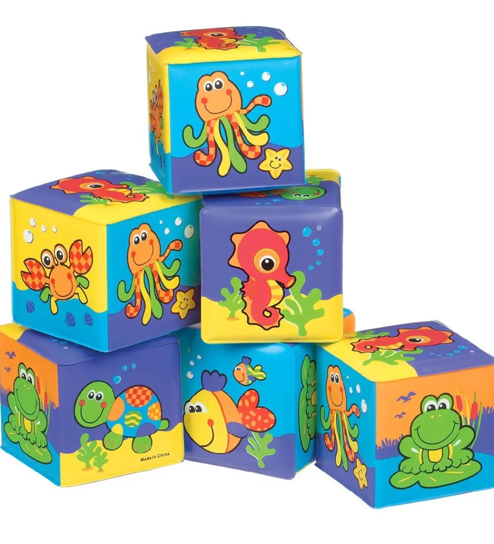 Playgro Badelegetøj>Badeklodser - 6 stk - Blå