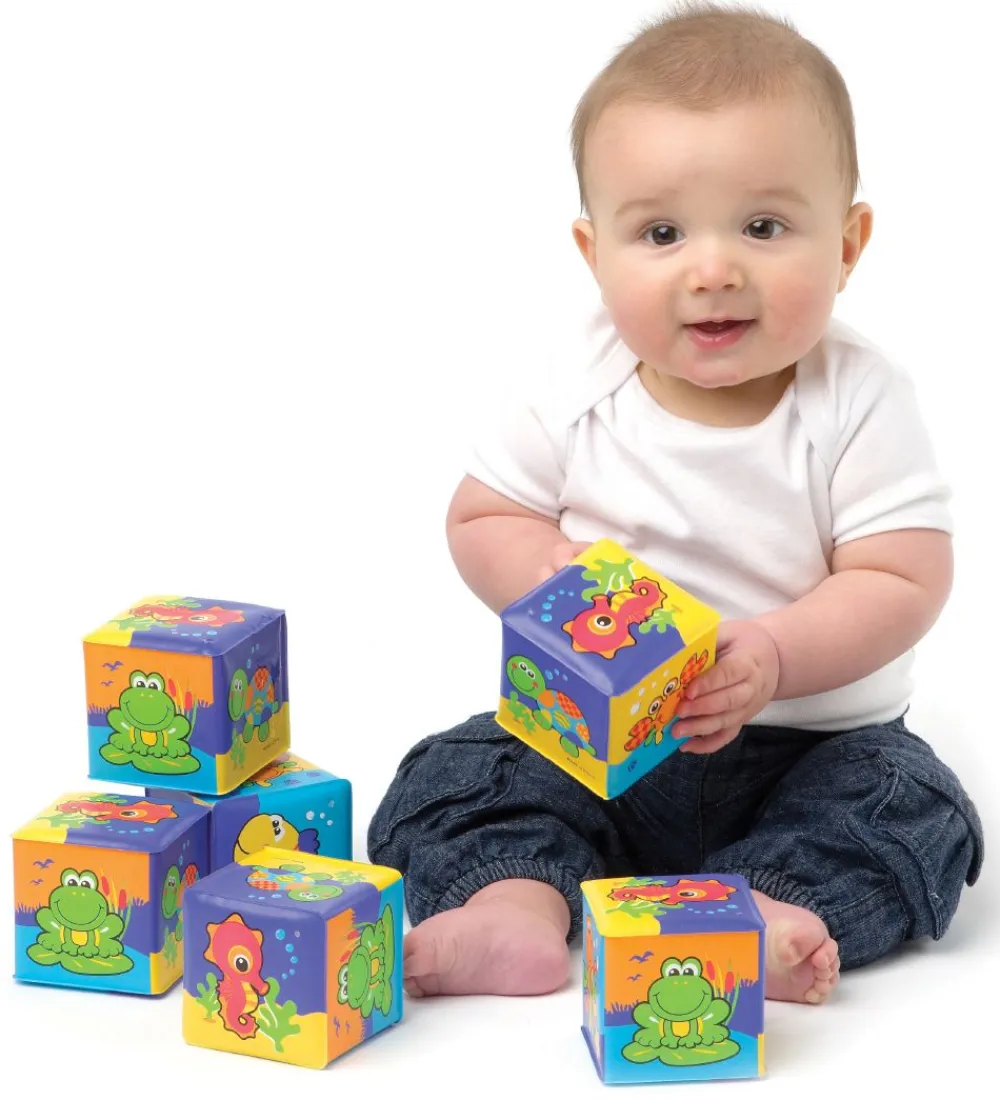 Playgro Badelegetøj>Badeklodser - 6 stk - Blå