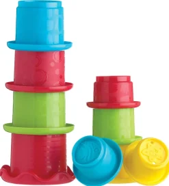 Playgro Stablelegetøj>Stablelegetøj - Stabelkopper - 9 stk - Multifarvet