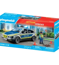 Playmobil Konstruktionslegetøj>Action Heroes - Politi... m. Lys/Lyd - 71729 - 24 Dele