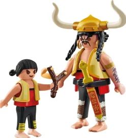 Playmobil Byg Og Klodser>Asterix - Huevos Y Bacon og Pepe - 71545 - 8 Dele