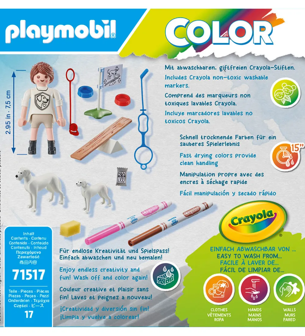 Playmobil Byg Og Klodser>Color - Hundetræner - 71517 - 17 Dele