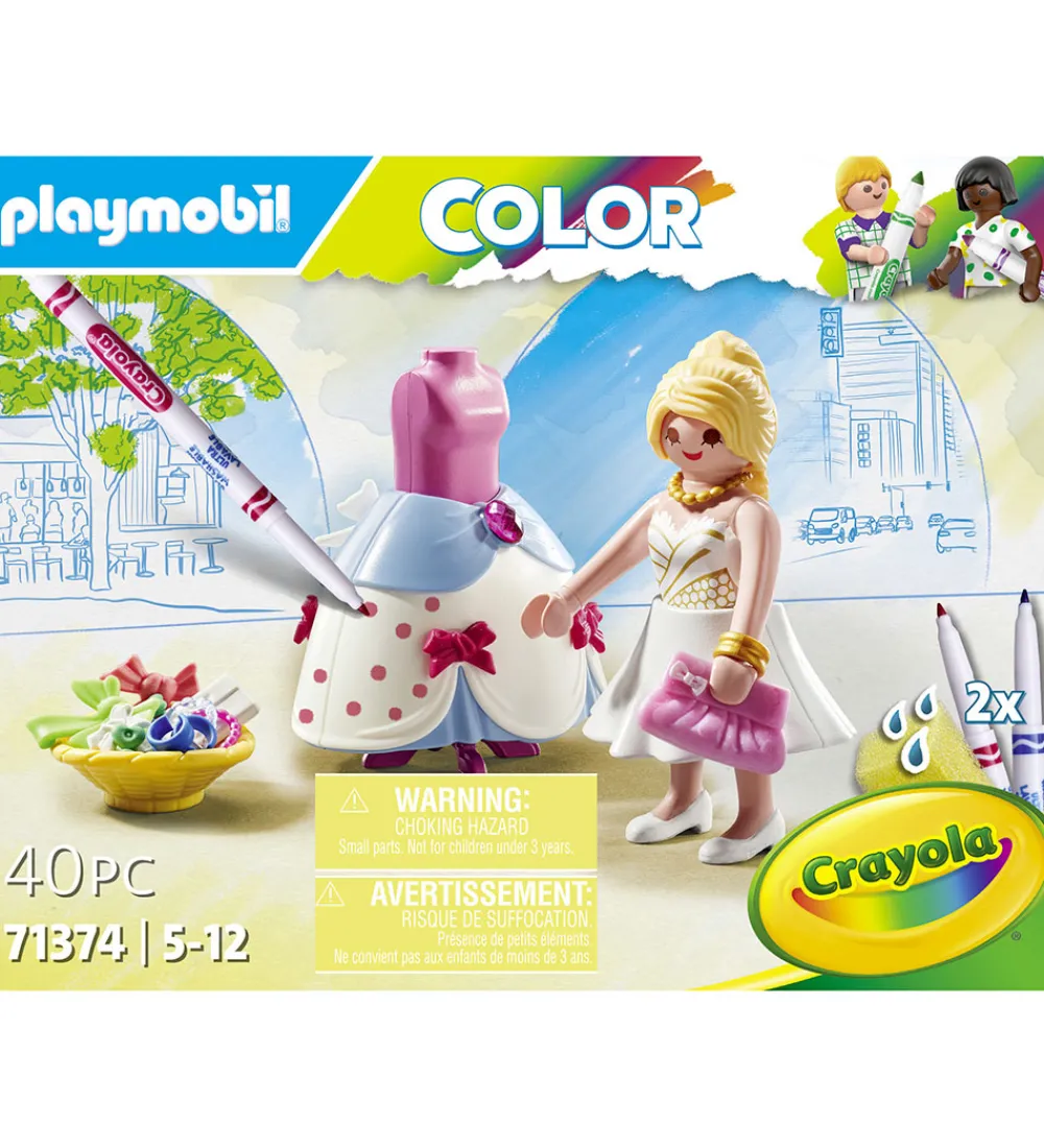 Playmobil Byg Og Klodser>Color - Modekjole - 71374 - 40 Dele