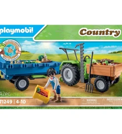 Playmobil Traktorer>Country - Traktor m. Trailer - 71249 - 42 Dele