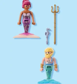 Playmobil Konstruktionslegetøj>DuoPack - Havfrue Og Triton - 71799 - 6 Dele