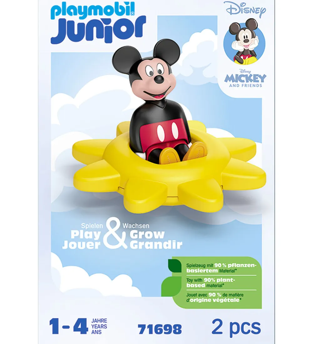 Playmobil Konstruktionslegetøj|Byg Og Klodser>Junior - Disney - Mickeys Drejesol... - 71698 - 2 Dele