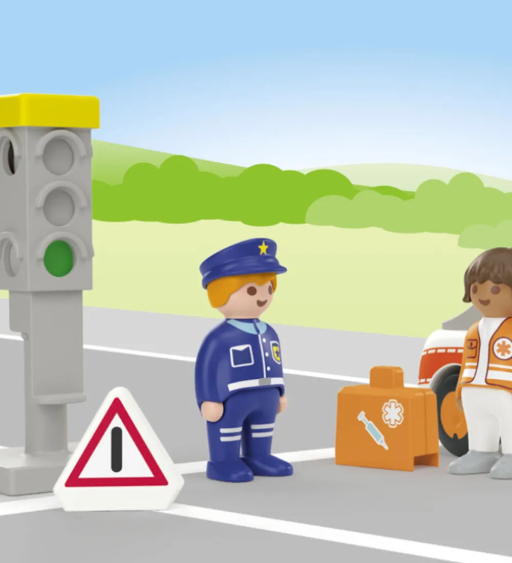 Playmobil Konstruktionslegetøj|Byg Og Klodser>Junior - Hverdagens Helte - 71692 - 8 Dele