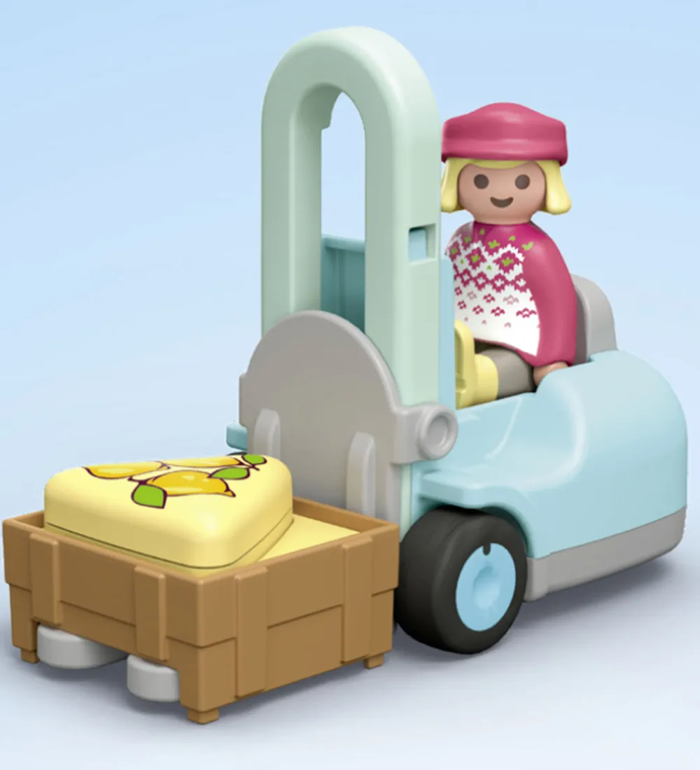 Playmobil Konstruktionslegetøj|Byg Og Klodser>Junior - Økologisk Markedsbod og... - 71691 - 17 Dele